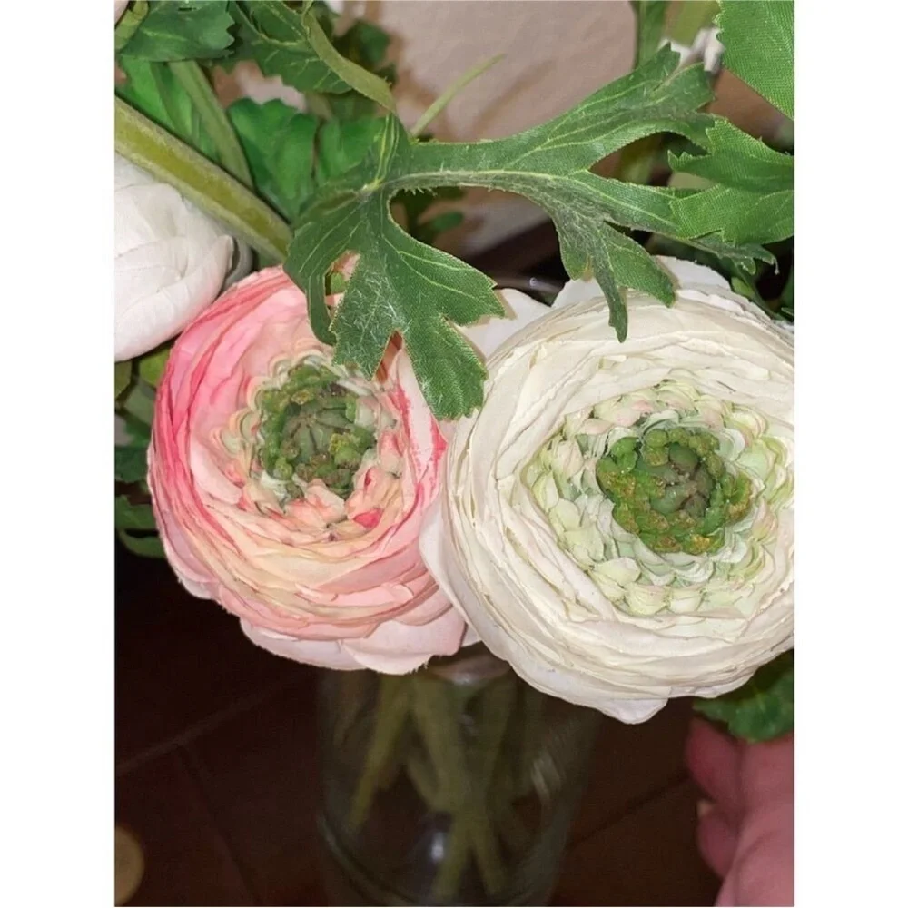 Z Gallerie Exquisite Ranunculus Stems The Epitome of Romantic Elegance set of 9